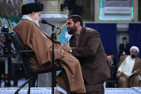 دیدار جمعی از مداحان اهل بیت(ع) با رهبر معظم انقلاب