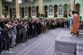 دیدار جمعی از مداحان اهل بیت(ع) با رهبر معظم انقلاب