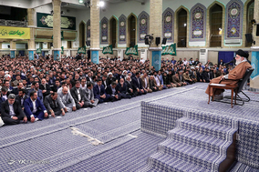 دیدار جمعی از مداحان اهل بیت(ع) با رهبر معظم انقلاب