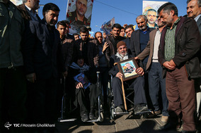 استقبال از پیکر شهید مدافع حرم «حمید محمدرضایی»