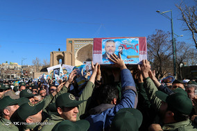 استقبال از پیکر شهید مدافع حرم «حمید محمدرضایی»