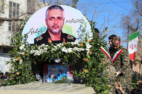 استقبال از پیکر شهید مدافع حرم «حمید محمدرضایی»