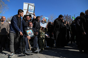 استقبال از پیکر شهید مدافع حرم «حمید محمدرضایی»