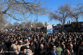 استقبال از پیکر شهید مدافع حرم «حمید محمدرضایی»