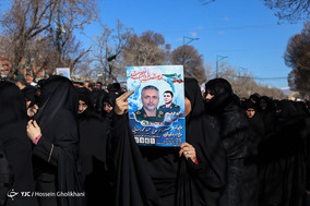 استقبال از پیکر شهید مدافع حرم «حمید محمدرضایی»