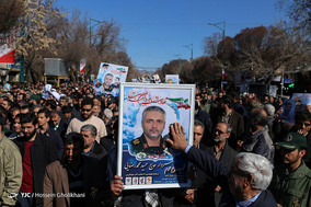استقبال از پیکر شهید مدافع حرم «حمید محمدرضایی»