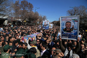 استقبال از پیکر شهید مدافع حرم «حمید محمدرضایی»