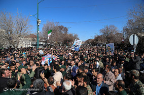استقبال از پیکر شهید مدافع حرم «حمید محمدرضایی»