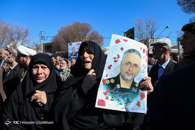 استقبال از پیکر شهید مدافع حرم «حمید محمدرضایی»