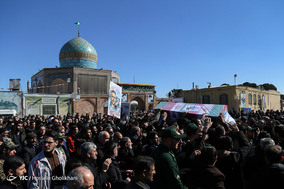 استقبال از پیکر شهید مدافع حرم «حمید محمدرضایی»