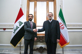 دیدار روسای مجلس ایران و عراق