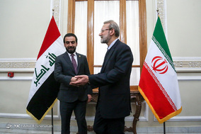 دیدار روسای مجلس ایران و عراق