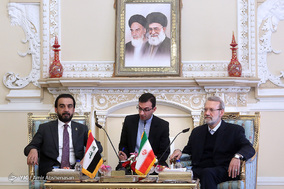 دیدار روسای مجلس ایران و عراق