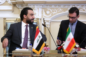 دیدار روسای مجلس ایران و عراق