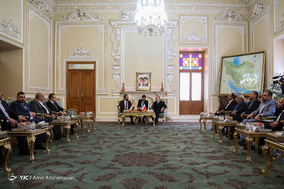 دیدار روسای مجلس ایران و عراق