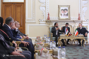 دیدار روسای مجلس ایران و عراق