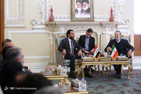 دیدار روسای مجلس ایران و عراق