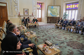دیدار روسای مجلس ایران و عراق