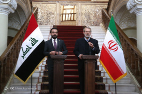 دیدار روسای مجلس ایران و عراق