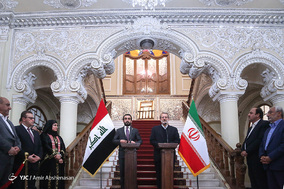 دیدار روسای مجلس ایران و عراق