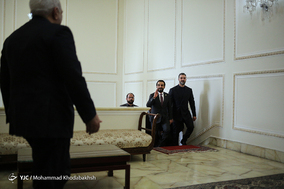 دیدار‌ ظریف با محمد الحلبوسی رئیس مجلس عراق