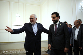 دیدار‌ ظریف با محمد الحلبوسی رئیس مجلس عراق