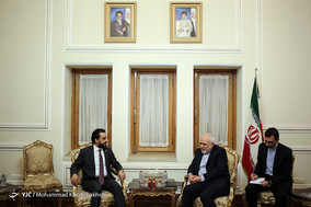 دیدار‌ ظریف با محمد الحلبوسی رئیس مجلس عراق