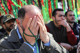 تشییع پیکر پاک ۲ شهید گمنام جنگ تحمیلی در گرگان