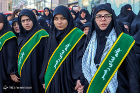 تشییع پیکر پاک ۲ شهید گمنام جنگ تحمیلی در گرگان