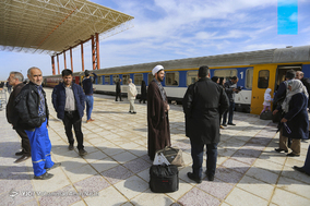 ورود اولین قطار تهران-همدان