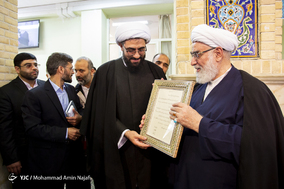 آیین معارفه حجت‌الاسلام حبیب‌الله شعبانی موثقی نماینده ولی فقیه و امام جمعه همدان