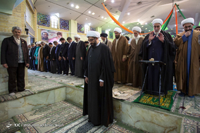نماز جمعه همدان به امامت حجت‌الاسلام حبیب‌الله شعبانی موثقی نماینده ولی فقیه در استان همدان