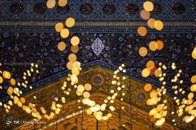حال و هوای حرم مطهر امام رضا (ع) در شب ولادت امام جواد (ع)