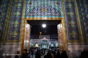 حال و هوای حرم مطهر امام رضا (ع) در شب ولادت امام جواد (ع)