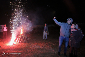 چهارشنبه سوری برفی ابهر