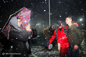 چهارشنبه سوری برفی ابهر