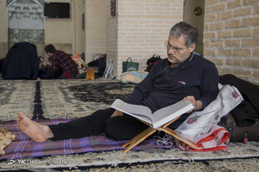 آیین معنوی اعتکاف در قزوین