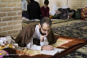 آیین معنوی اعتکاف در قزوین