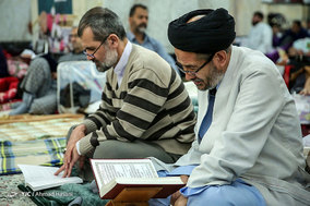 آیین معنوی اعتکاف در حرم حضرت امام رضا (ع)
