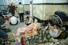 آیین معنوی اعتکاف در حرم حضرت امام رضا (ع)
