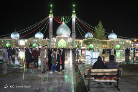 لحظه تحویل سال ۱۳۹۸ در مسجد مقدس جمکران