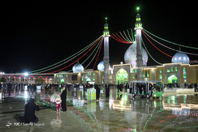 لحظه تحویل سال ۱۳۹۸ در مسجد مقدس جمکران