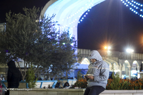 لحظه تحویل سال ۱۳۹۸ در مسجد مقدس جمکران