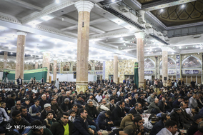 لحظه تحویل سال ۱۳۹۸ در مسجد مقدس جمکران