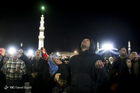 لحظه تحویل سال ۱۳۹۸ در مسجد مقدس جمکران