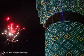 لحظه تحویل سال ۱۳۹۸ در آستان مقدس امامزاده صالح (ع)