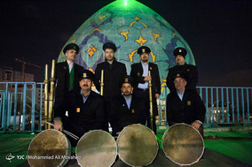 لحظه تحویل سال ۱۳۹۸ در آستان مقدس امامزاده صالح (ع)