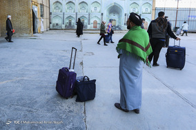 خروج زائران نوروزی عتبات عالیات از مرز مهران