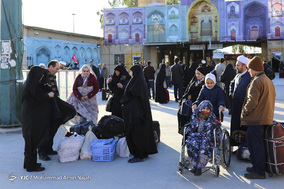 خروج زائران نوروزی عتبات عالیات از مرز مهران