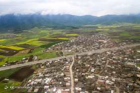 تصاویر هوایی از مناطق سیل زده استان گلستان